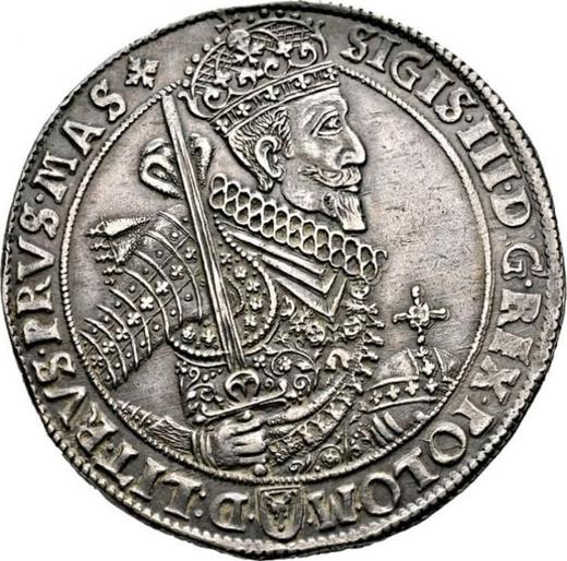 Аверс монеты - Талер 1628 года II "Тип 1618-1630" - цена серебряной монеты - Польша, Сигизмунд III Ваза