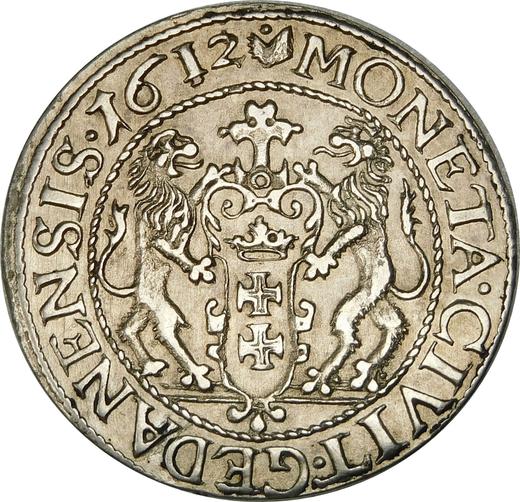 Reverso Ort (18 groszy) 1612 "Gdańsk" - valor de la moneda de plata - Polonia, Segismundo III