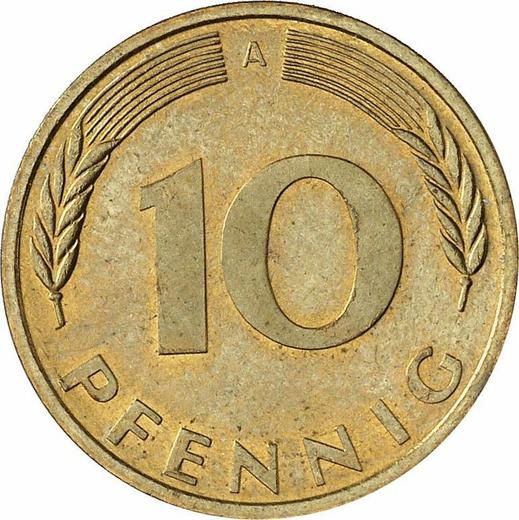Anverso 10 Pfennige 1995 A - valor de la moneda  - Alemania, RFA