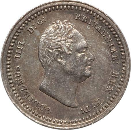 Anverso 2 peniques 1835 "Maundy" - valor de la moneda de plata - Gran Bretaña, Guillermo IV