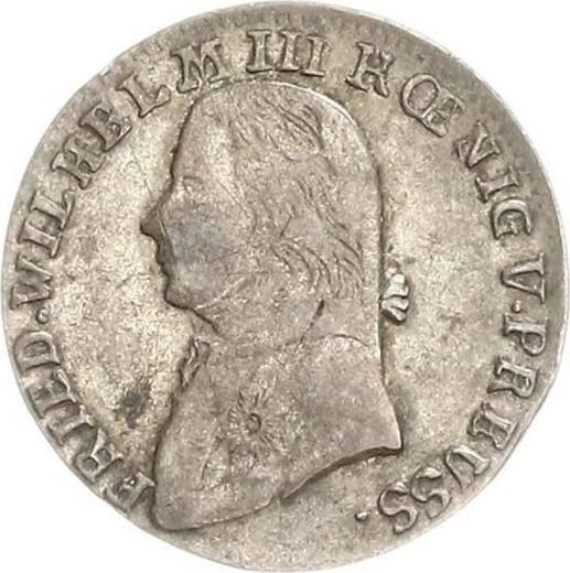 Awers monety - 9 krajcarów 1808 G "Śląsk" - cena srebrnej monety - Prusy, Fryderyk Wilhelm III