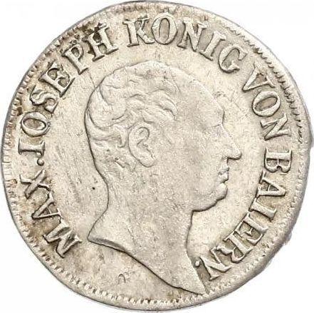 Awers monety - 3 krajcary 1807 - cena srebrnej monety - Bawaria, Maksymilian I