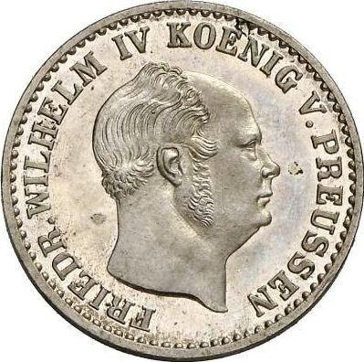 Аверс монеты - 2 1/2 серебряных гроша 1859 года A - цена серебряной монеты - Пруссия, Фридрих Вильгельм IV