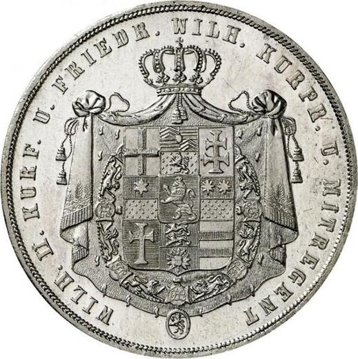 Аверс монеты - 2 талера 1840 года - цена серебряной монеты - Гессен-Кассель, Вильгельм II