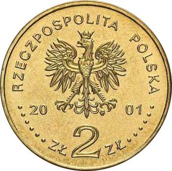Anverso 2 eslotis 2001 MW ET "Michał Siedlecki" - valor de la moneda  - Polonia, República moderna