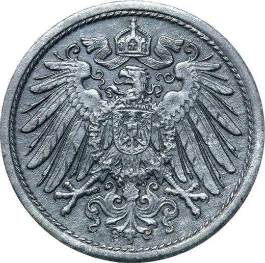 Reverso 10 Pfennige 1917 "Tipo 1917-1922" - valor de la moneda  - Alemania, Imperio alemán