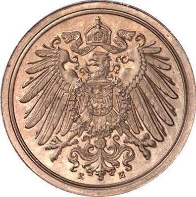 Reverso 1 Pfennig 1914 E "Tipo 1890-1916" - valor de la moneda  - Alemania, Imperio alemán