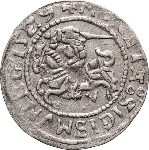 Аверс монеты - Полугрош (1/2 гроша) 1529 года V "Литва" - цена серебряной монеты - Польша, Сигизмунд I Старый