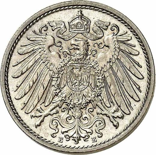 Reverso 10 Pfennige 1905 E "Tipo 1890-1916" - valor de la moneda  - Alemania, Imperio alemán