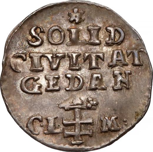 Reverso Szeląg 1793 CLM "de Gdansk" Plata - valor de la moneda de plata - Polonia, Estanislao II Poniatowski