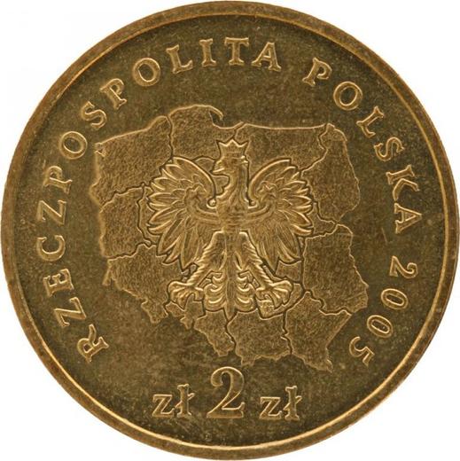 Anverso 2 eslotis 2005 MW UW "Voivodato de Gran Polonia" - valor de la moneda  - Polonia, República moderna