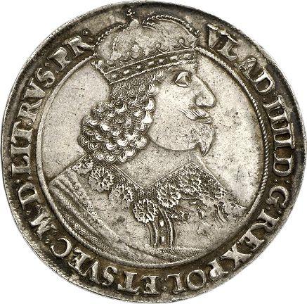 Аверс монеты - Талер 1646 года GR "Гданьск" - цена серебряной монеты - Польша, Владислав IV
