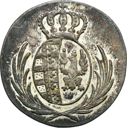 Аверс монеты - 5 грошей 1811 года IS - цена серебряной монеты - Польша, Варшавское герцогство