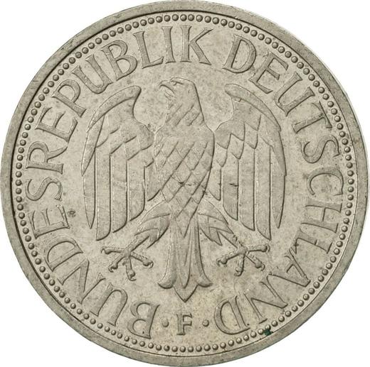 Rewers monety - 1 marka 1993 F - cena  monety - Niemcy, RFN