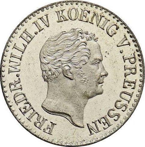 Аверс монеты - 1/2 серебряных гроша 1841 года A - цена серебряной монеты - Пруссия, Фридрих Вильгельм IV