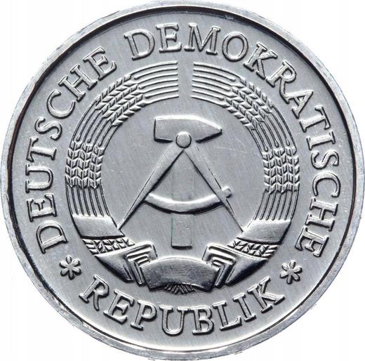 Reverso 1 marco 1984 A - valor de la moneda  - Alemania, República Democrática Alemana (RDA)