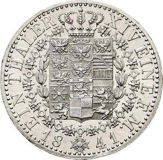 Реверс монеты - Талер 1841 года A - цена серебряной монеты - Пруссия, Фридрих Вильгельм IV