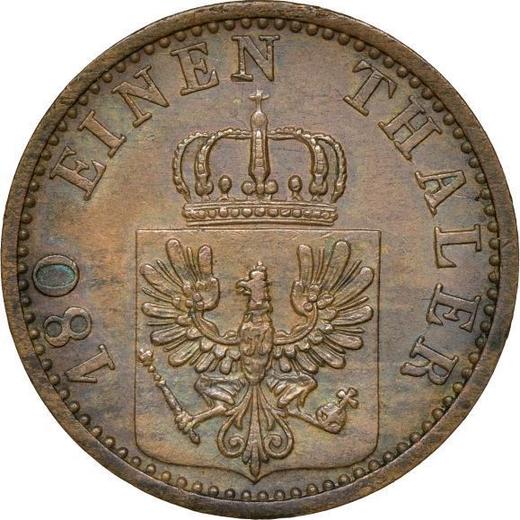Аверс монеты - 2 пфеннига 1871 года C - цена  монеты - Пруссия, Вильгельм I