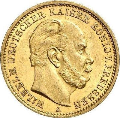 Awers monety - 20 marek 1878 A "Prusy" - cena złotej monety - Niemcy, Cesarstwo Niemieckie