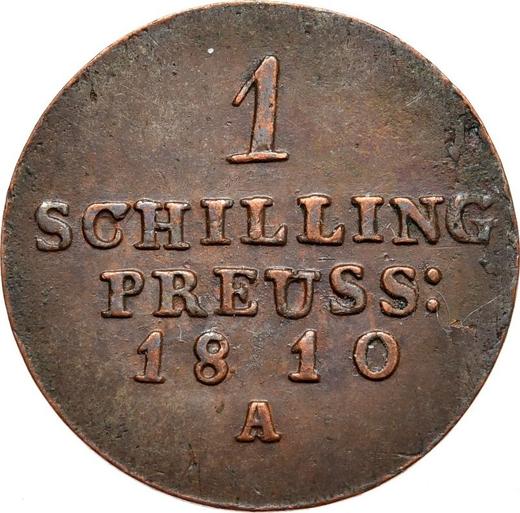 Реверс монеты - Шиллинг 1810 года A - цена  монеты - Пруссия, Фридрих Вильгельм III