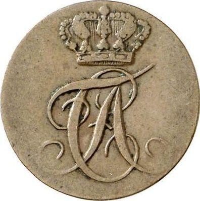 Obverse 1 Pfennig 1831 Z -  Coin Value - Anhalt-Bernburg, Alexius Frederick Christian
