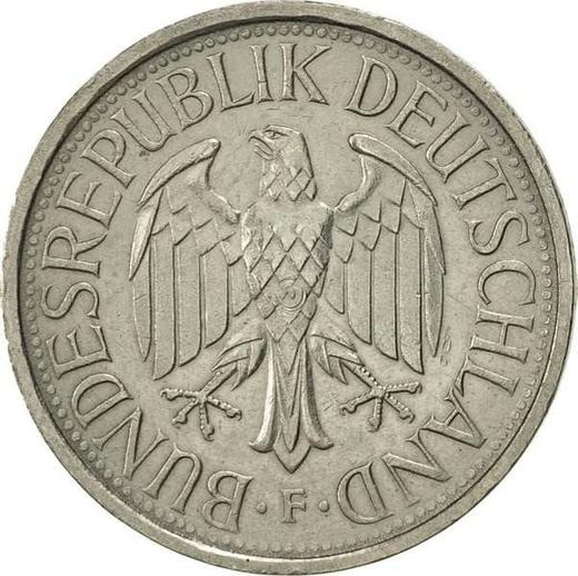 Reverse 1 Mark 1979 F -  Coin Value - Germany, FRG