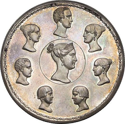 Revers 1-1/2 Rubel - 10 Zlotych 1836 П.У. "Familienmünze" Neuprägung - Silbermünze Wert - Rußland, Nikolaus I
