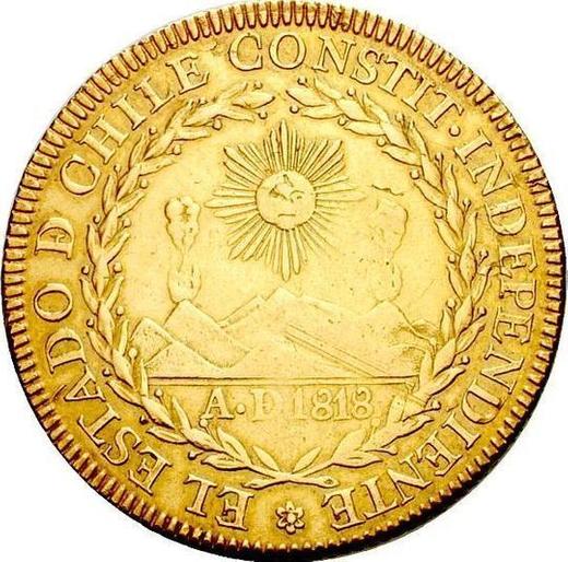 Awers monety - 8 escudo 1826 So I - cena złotej monety - Chile, Republika (Po denominacji)
