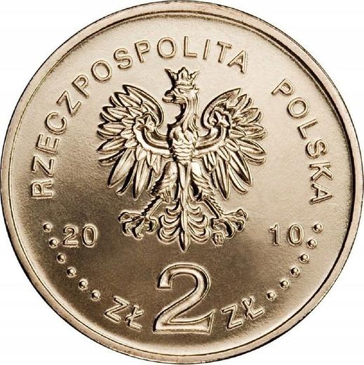Аверс монеты - 2 злотых 2010 года MW RK "Грюнвальдская битва" - цена  монеты - Польша, III Республика после деноминации