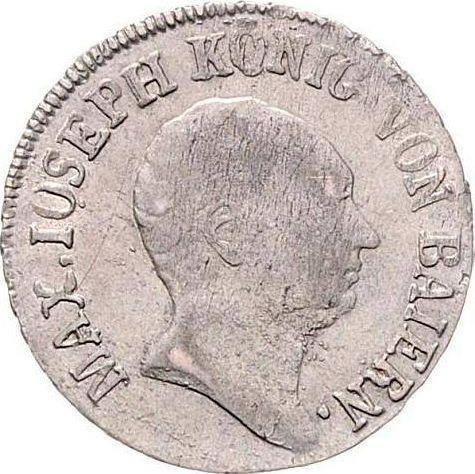 Anverso 6 Kreuzers 1809 - valor de la moneda de plata - Baviera, Maximilian I
