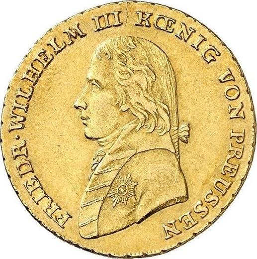 Anverso Frederick D'or 1804 A - valor de la moneda de oro - Prusia, Federico Guillermo III