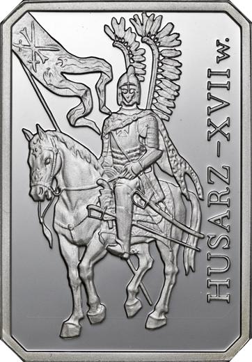 Реверс монеты - 10 злотых 2009 года MW AN "Крылатый гусар" - цена серебряной монеты - Польша, III Республика после деноминации