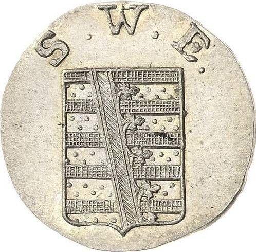 Awers monety - 1/48 talara 1831 - cena srebrnej monety - Saksonia-Weimar-Eisenach, Karol Fryderyk