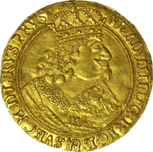 Obverse Donative 1-1/2 Ducat 1647 GR "Danzig" - Gold Coin Value - Poland, Wladyslaw IV