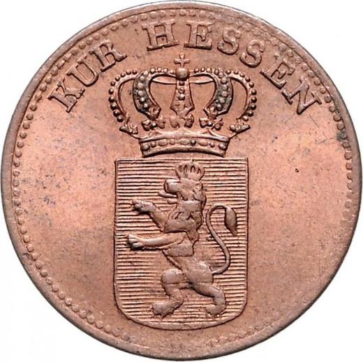 Anverso 1 Kreuzer 1828 - valor de la moneda  - Hesse-Cassel, Guillermo II