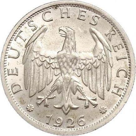 Аверс монеты - 2 рейхсмарки 1926 года F - цена серебряной монеты - Германия, Bеймарская республика