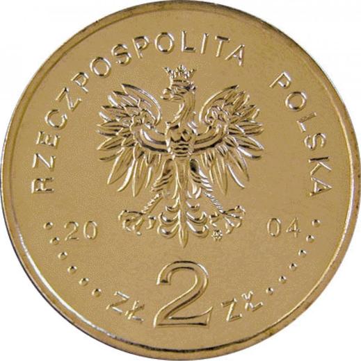 Аверс монеты - 2 злотых 2004 года MW NR "Дожинки" - цена  монеты - Польша, III Республика после деноминации