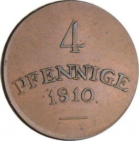 Reverse 4 Pfennig 1810 -  Coin Value - Saxe-Weimar-Eisenach, Charles Augustus
