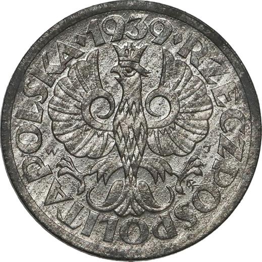 Obverse 1 Grosz 1939 -  Coin Value - Poland, German Occupation