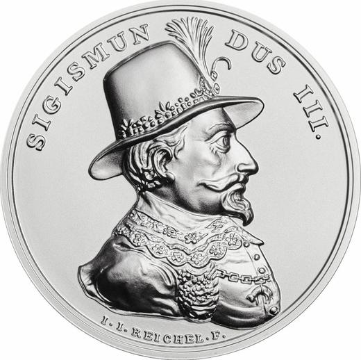 Reverso 50 eslotis 2020 "Segismundo III Vasa" - valor de la moneda de plata - Polonia, República moderna