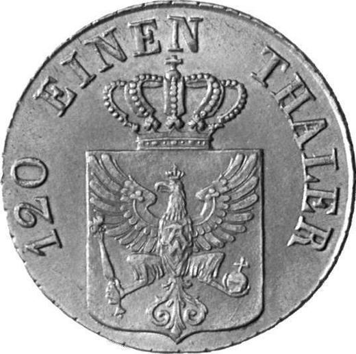 Anverso 3 Pfennige 1828 D - valor de la moneda  - Prusia, Federico Guillermo III