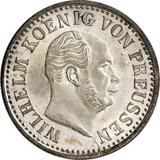 Awers monety - 1/2 silbergroschen 1869 A - cena srebrnej monety - Prusy, Wilhelm I