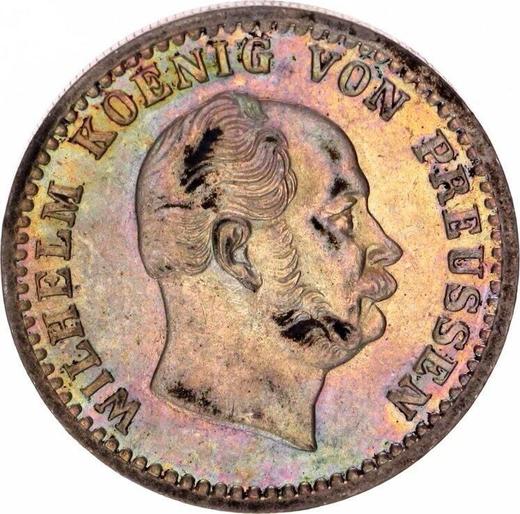 Аверс монеты - 2 1/2 серебряных гроша 1872 года B - цена серебряной монеты - Пруссия, Вильгельм I