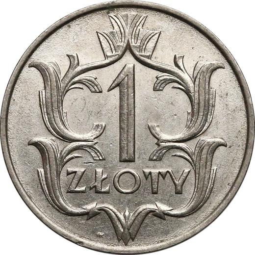 Reverse 1 Zloty 1929 - Poland, II Republic