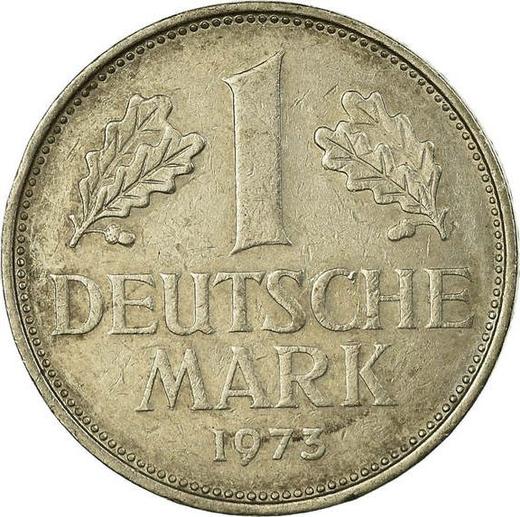 Obverse 1 Mark 1973 D -  Coin Value - Germany, FRG