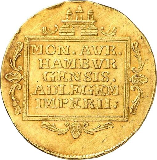 Reverso 2 ducados 1803 - valor de la moneda  - Hamburgo, Ciudad libre de Hamburgo