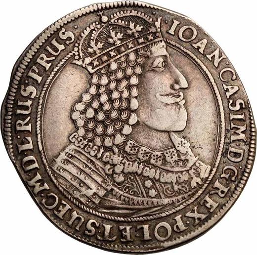 Аверс монеты - Талер 1649 года HDL "Торунь" - цена серебряной монеты - Польша, Ян II Казимир