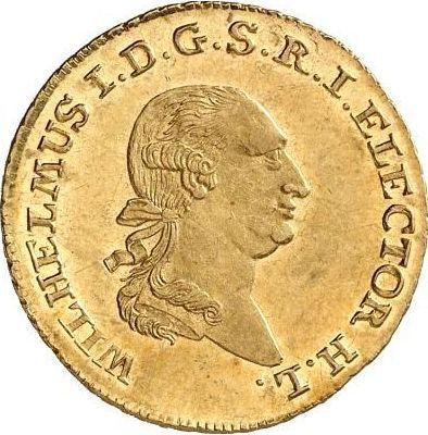 Аверс монеты - 5 талеров 1803 года F - цена золотой монеты - Гессен-Кассель, Вильгельм I