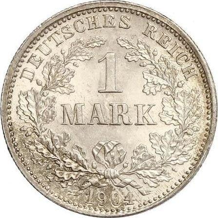 Awers monety - 1 marka 1904 D "Typ 1891-1916" - cena srebrnej monety - Niemcy, Cesarstwo Niemieckie