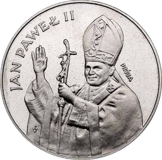 Rewers monety - PRÓBA 1000 złotych 1982 MW SW "Jan Paweł II" Nikiel - cena  monety - Polska, PRL